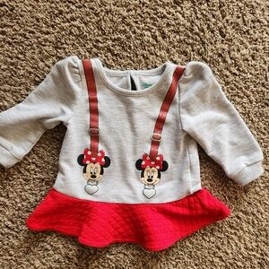 Minnie Mouse Blouse/Dress, Size 18m